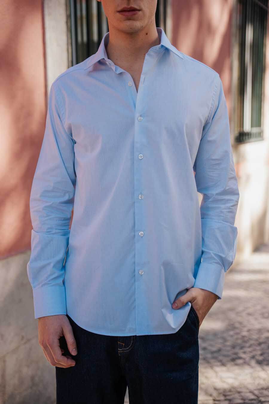 Camisa azul