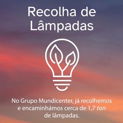 Recolha de lâmpadas
